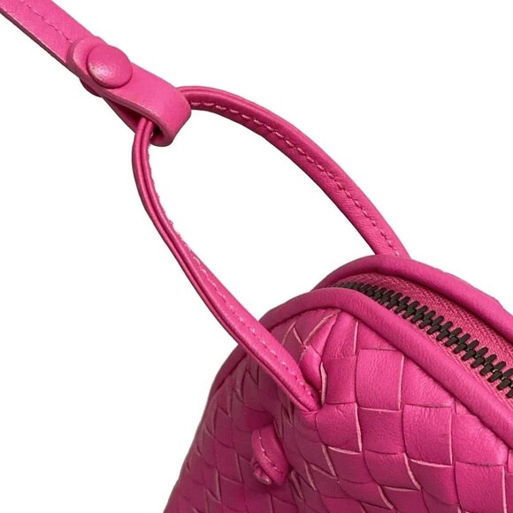 Auth BOTTEGA VENETA Nodini - Pink Leather B********* Shoulder Bag - Picture 8 of 14